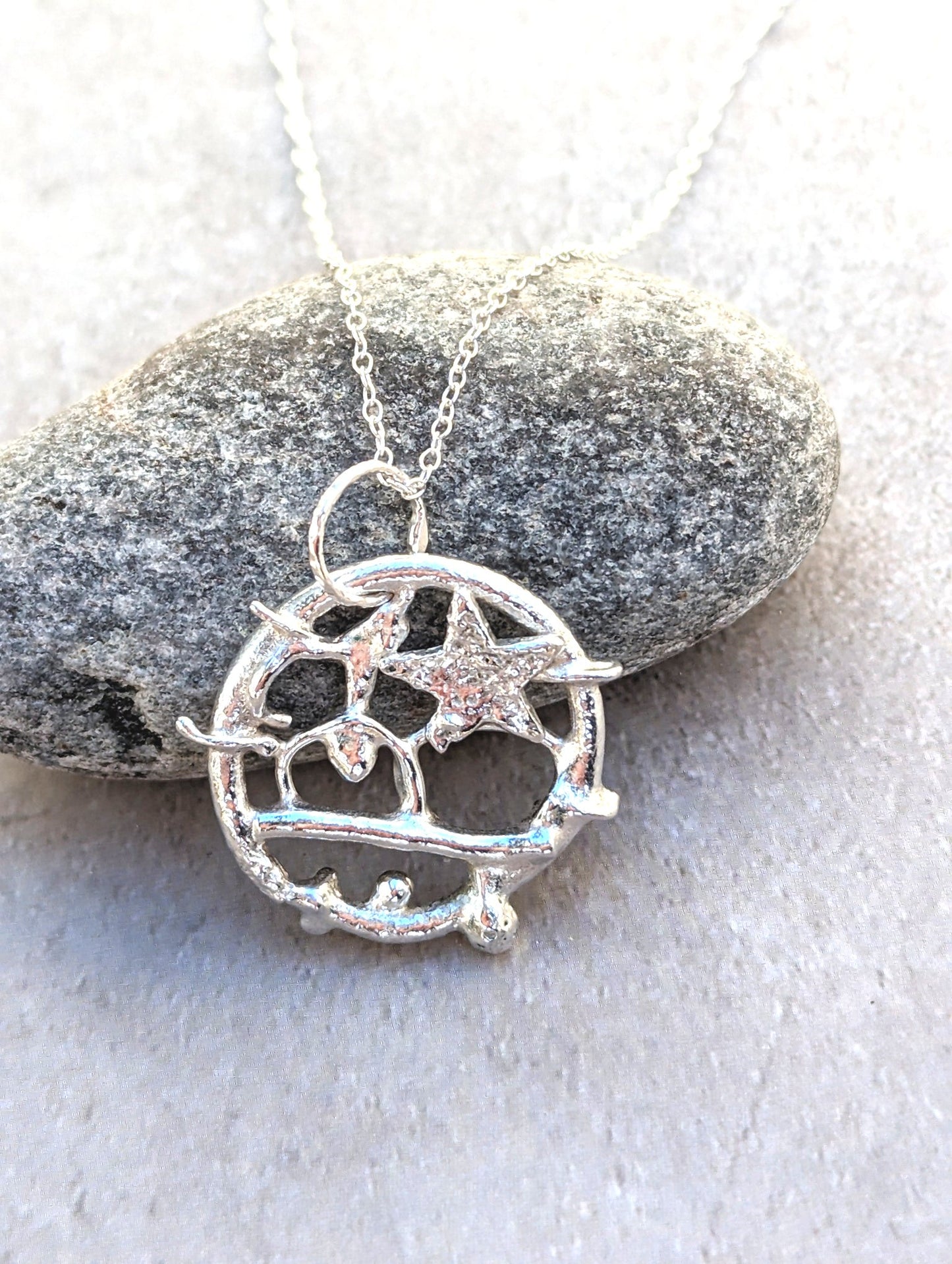 Recycled Sterling Silver Pendant