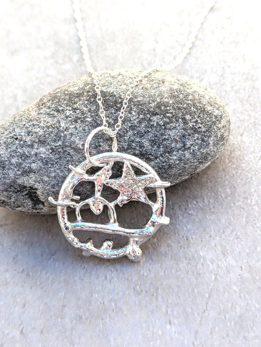 Recycled Sterling Silver Pendant
