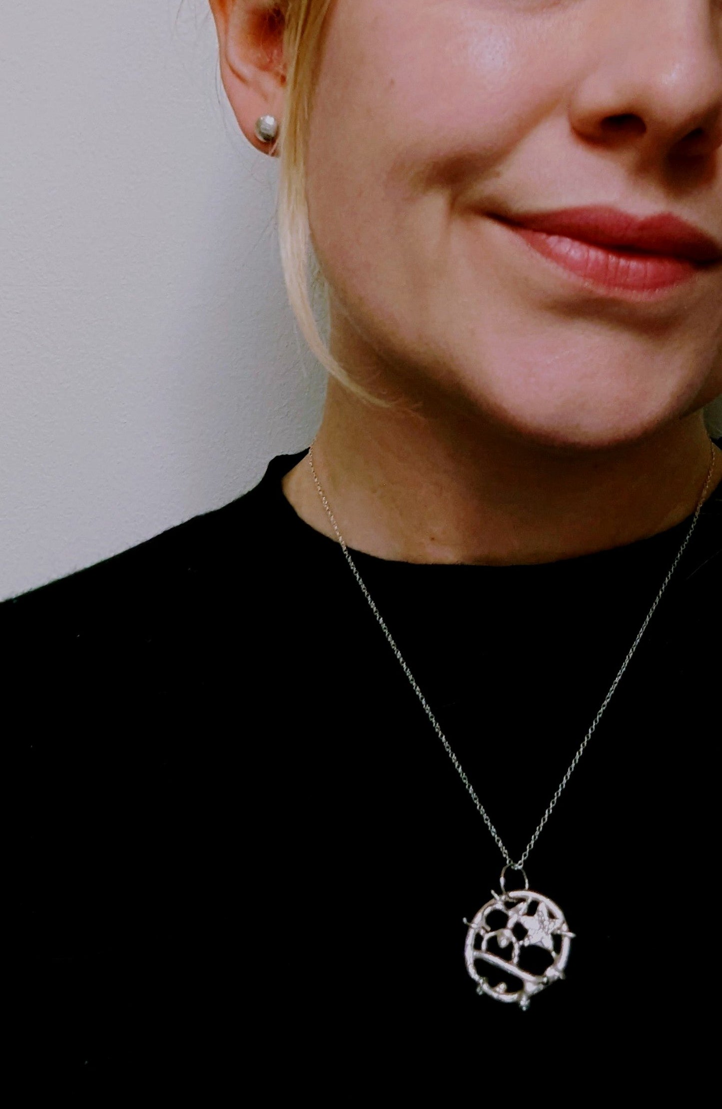Recycled Sterling Silver Pendant