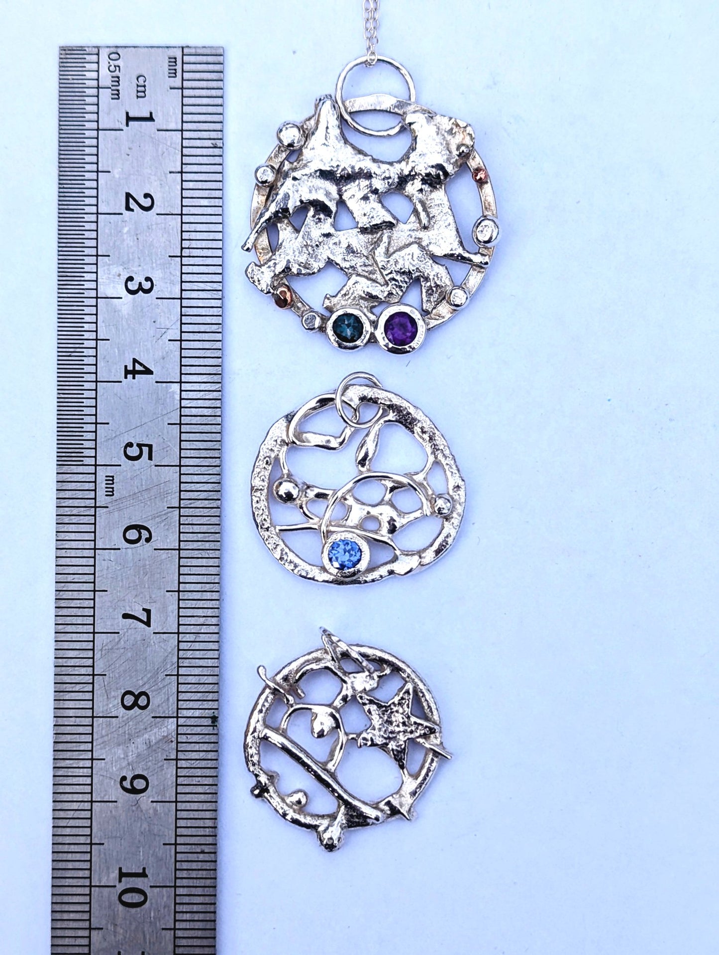 Recycled Sterling Silver Pendant