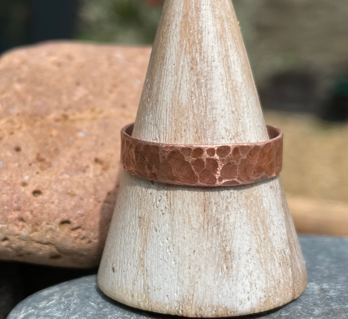 Handmade Chunky Copper Ring- Unisex