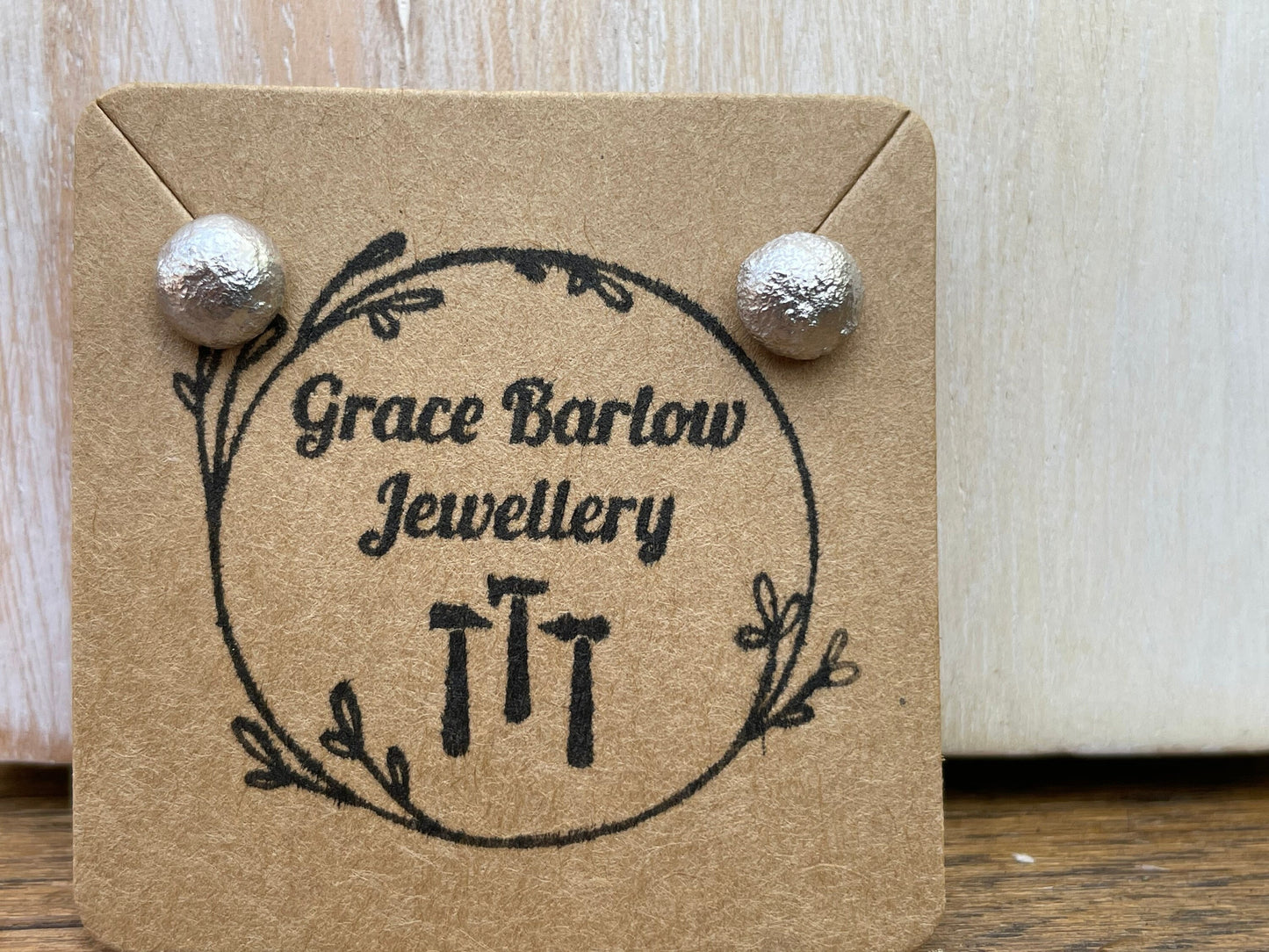 Molten pebble Earrings