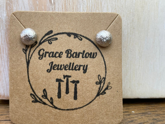 Molten pebble Earrings