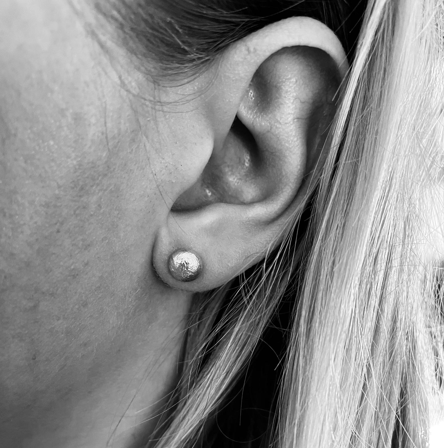Molten pebble Earrings