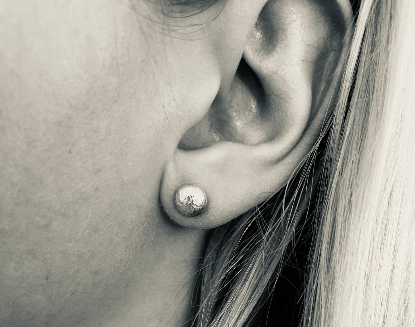 Molten pebble Earrings