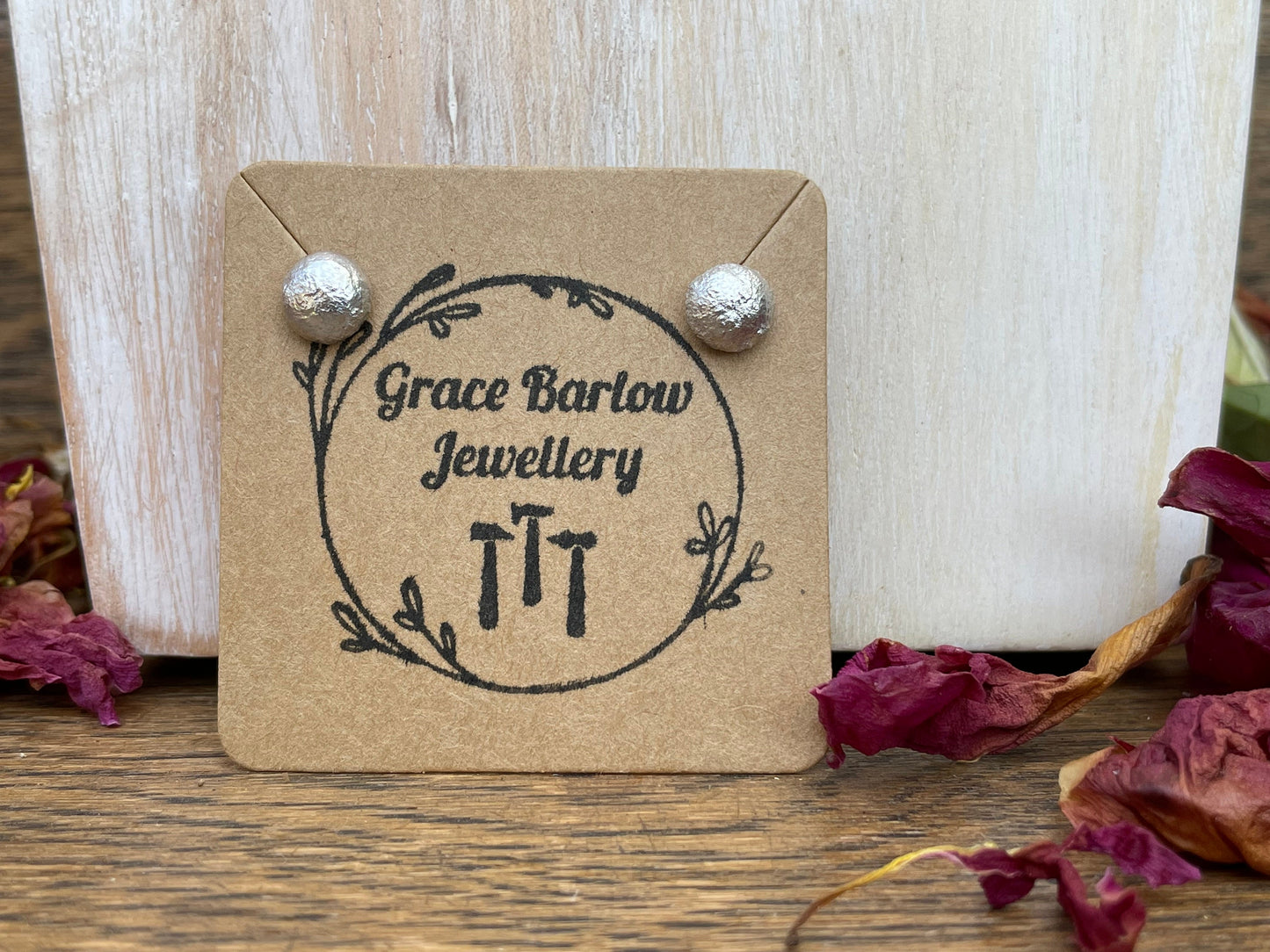 Molten pebble Earrings