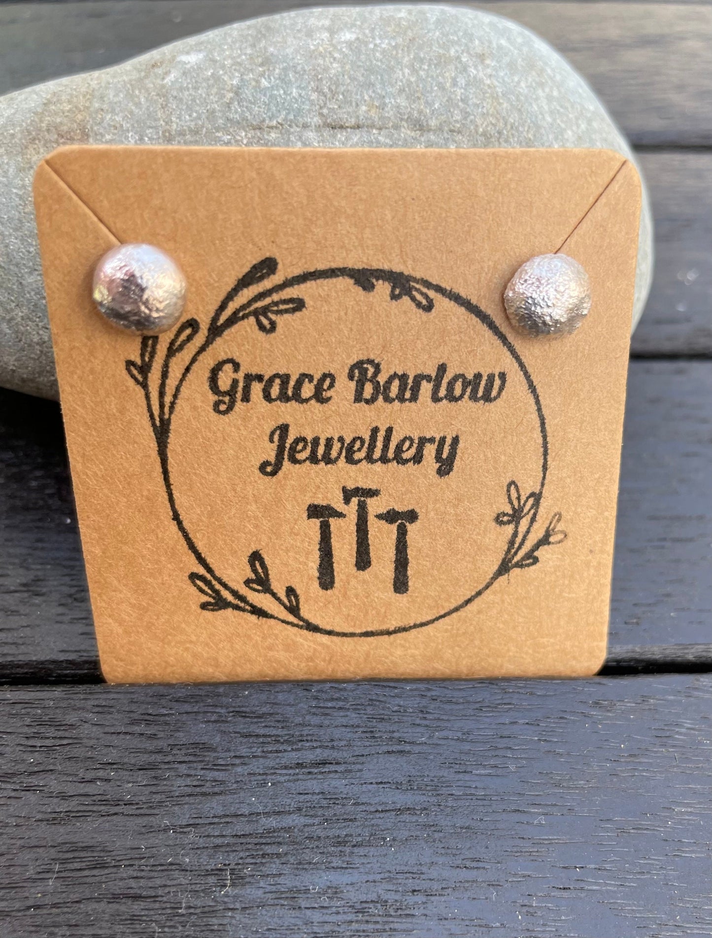 Molten pebble Earrings